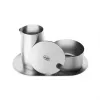 ALFI Milk and Sugar Set Silver