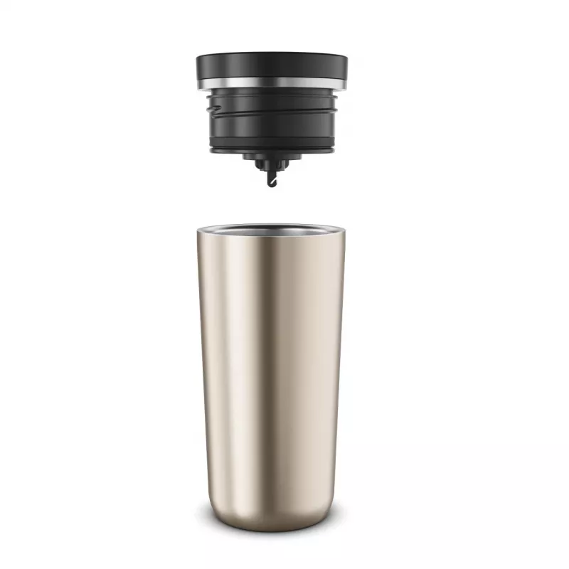 ALFI Coffee Mug Insulated Cup Champagne 380 ml
