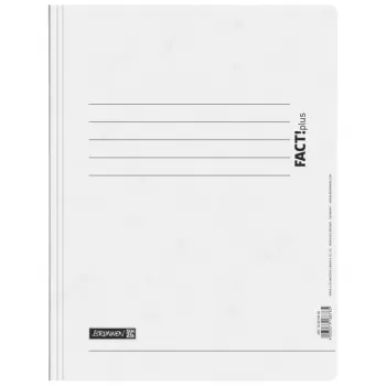 BRUNNEN FACT!plus Spiral Folder A4 White Cardboard
