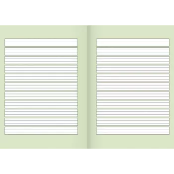 BRUNNEN School Exercise Book Recycling Lineatur 1 A4 Lined with Outer Margin 1st Grade 16 Sheets 32 Pages 80 g/m² 100% Recycled Paper Blue Angel