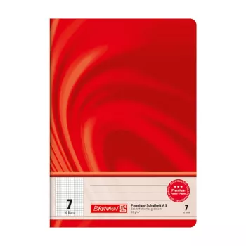BRUNNEN Vivendi School Notebook A4 Lineatur 7 Squared No Margin 16 Sheets