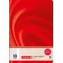 BRUNNEN Vivendi School Notebook A4, Lineatur 26 (Squared with Outer Margin), 16 Sheets, 90 g/m², Optik Paper, Stapled, Assorted Colors