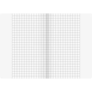 BRUNNEN Vivendi School Notebook A4, Lineatur 26 (Squared with Outer Margin), 16 Sheets, 90 g/m², Optik Paper, Stapled, Assorted Colors