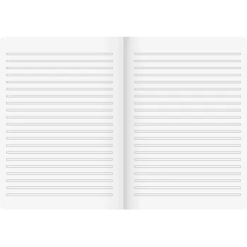 BRUNNEN School Exercise Book A4/3 3rd Grade Young-Vivendi 16 Sheets 21 Line Systems - Office Supplies - A4