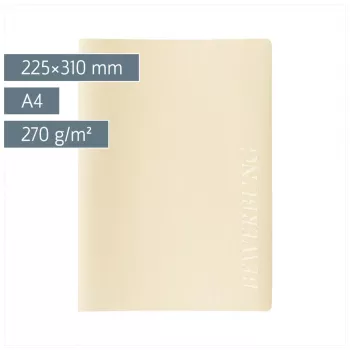 BRUNNEN Application Folder Lines DIN A4 Chamois