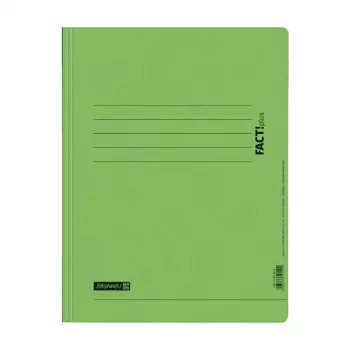 BRUNNEN FACT!plus Spiral Folder A4 Light Green Cardboard