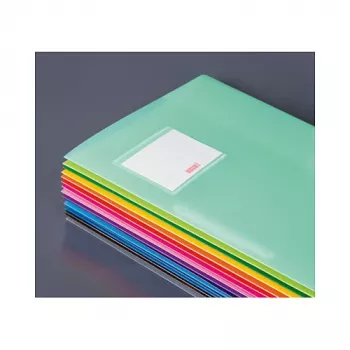 BRUNNEN FACT! Fastener Folder DIN A4 Translucent Pink Polypropylene