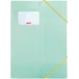 BRUNNEN Colours of Summer Collection Folders, DIN A4, Assorted Colours, 3-Pack, Polypropylene, Elastic Band Closure, 150 Sheets Capacity