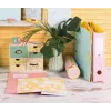 BRUNNEN Colours of Summer Collection Folders, DIN A4, Assorted Colours, 3-Pack, Polypropylene, Elastic Band Closure, 150 Sheets Capacity