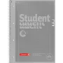 Brunnen College Block A4 Squared Lin.28 80 Sheets 90g Premium Silver 2 Margin Lines