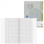 Brunnen School Notebook Recycling Lineatur 26 Squared with Outer Margin A4 16 Sheets 32 Pages 70 g/m² Recycled Paper Blue Angel