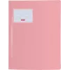 BRUNNEN FACT! Fastener File Polypropylene Pastel Pink Translucent DIN A4