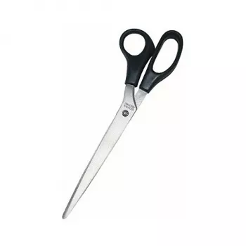 WEDO Standard Economy Scissors 255 mm Stainless Steel Black Plastic Handle