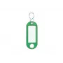 WEDO Jumbo Paper Clip Green 52 mm 21 mm 10 Pieces Plastic-Coated Steel