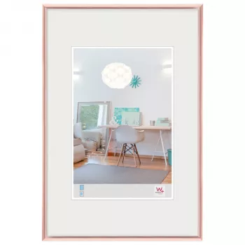 WALTHER New Lifestyle Picture Frame DIN A4 Plastic Rose Gold