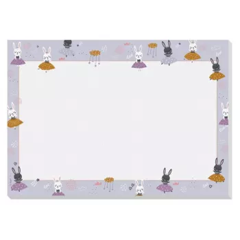 SIGEL Desk Pad Bunny Ballerinas Alyvinė 30 lapų