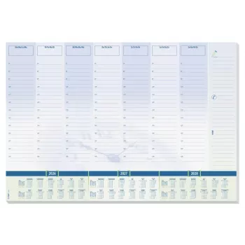 SIGEL Time Desk Pad Blue/Green Paper A2 (H6350)