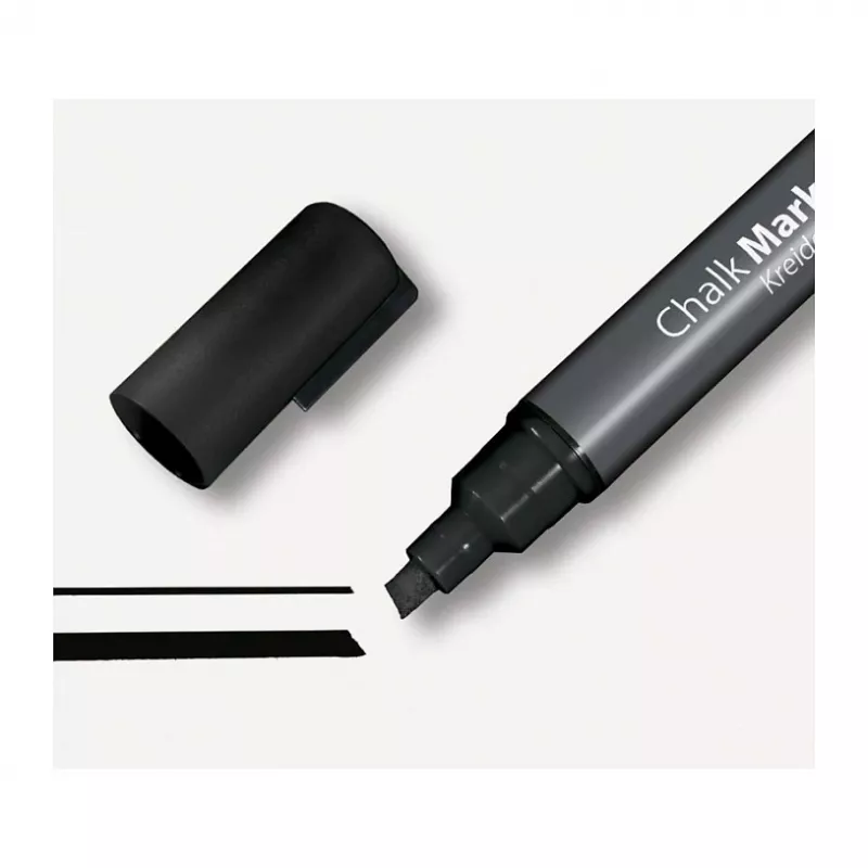 SIGEL Kreidemarker 50 Chalk Marker Chisel Tip 1-5 mm Black 1 Piece