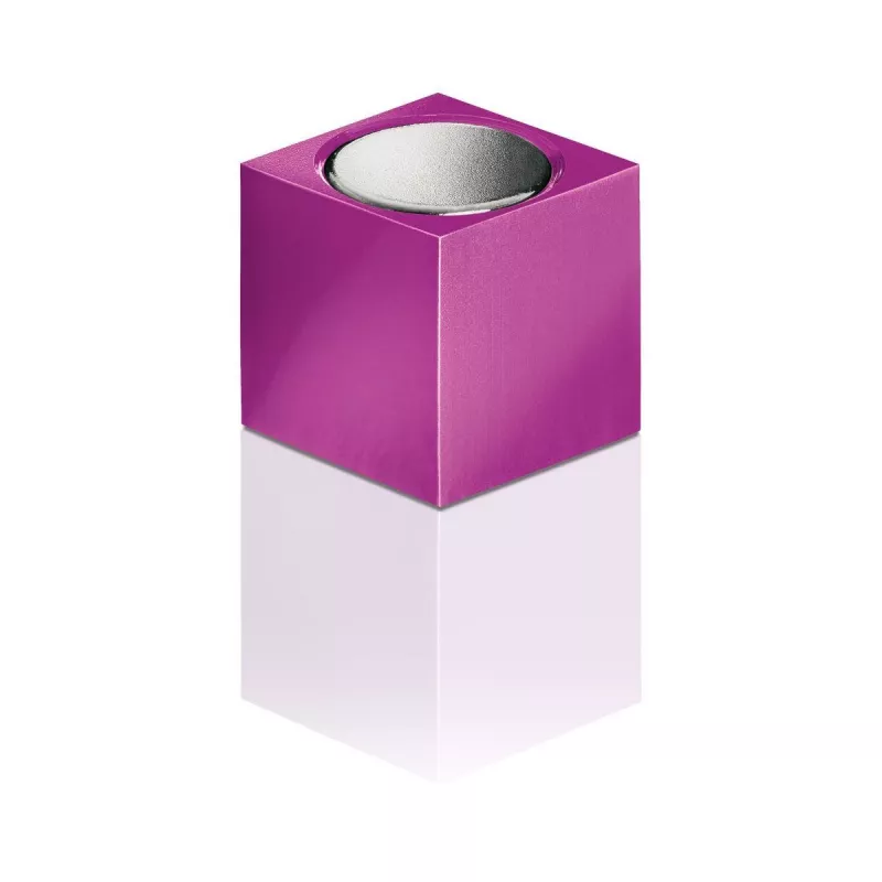 SIGEL BA727 CUBE Neodymium Magnets 11 mm, 6-Pack, Assorted Colors Pink/Blue/Green, Glossy