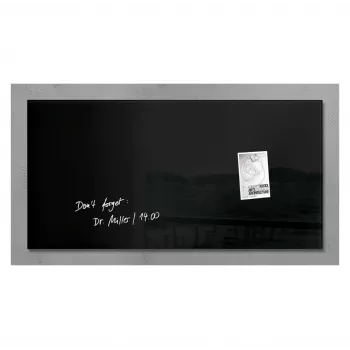 SIGEL artverum stiklinė magnetinė lenta 910 x 460 mm Super White be rėmo