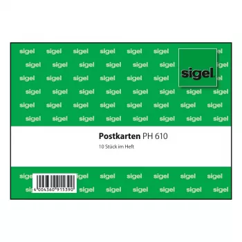 SIGEL PH610 Lipnus dokumentų kišenėlis A4 žalias 10 vnt.