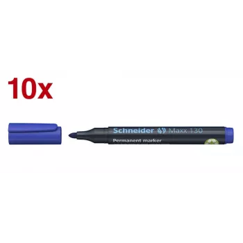 Schneider Maxx 130 Permanent Marker Blue 1,0 - 3,0 mm (10 Pack)