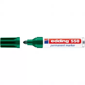 edding 550 Permanentinis žymeklis, žalias, 3–4 mm apvalus antgalis (000927-004 / 4-550004)