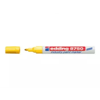 EDDING 8750 Dažų markeris baltas 2–4 mm kulkos formos antgalis, pramoninis, nuolatinis