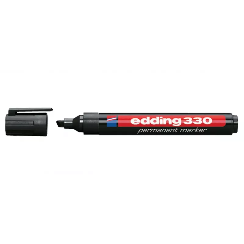 EDDING OFC-ED330BK Permanent Marker Black 1-5 mm Chisel Tip 1 Piece