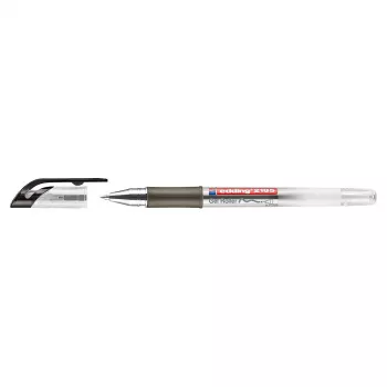 EDDING 2185 Gel Roller – sandarus gelinis rašiklis, juodas, 0,7 mm