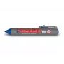 EDDING Retract 12 Permanent Marker, Chisel Nib, 1.5-3 mm Line Width, Blue Ink, 10 Pack
