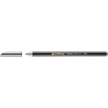 EDDING 1200 Silver Fine Round Tip Colourpen 1 mm