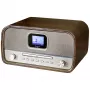 Soundmaster DAB970BR1 Stalo radijas DAB+, FM, AUX, Bluetooth, CD, USB, baterijos įkrovimo funkcija, ruda spalva