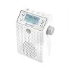 Soundmaster DAB60WE sieninis radijo imtuvas DAB+, FM, Bluetooth, USB laisvų rankų funkcija, atsparus vandens purslams, baltas