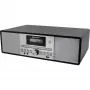 Soundmaster DAB980SW Black Music Centre DAB+/FM-RDS CD USB Bluetooth Audiobook Player su kasele ir plokštelių grotuvu