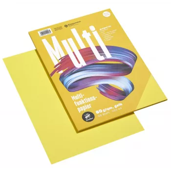 Staufen Multifunction Paper 7X A4 80g Geltona 50 Lapų