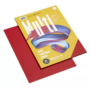 Staufen Multifunction Paper 7X 734050997 A4 80g Raudona 50 lapų