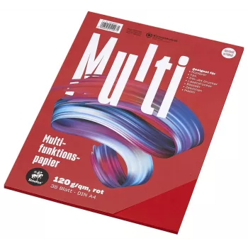 Staufen Multifunction Paper 7X 734051297 A4 120g Raudonas 35 lapų
