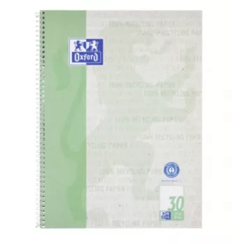 Oxford College Block A4+ 80 lapų 90 g/m² languotas mėlynas 4 skylutės