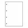 Oxford Briefblock Schule gelocht DIN A4 blanko Lineatur 20