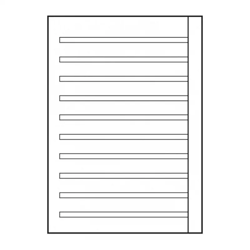 Oxford School Exercise Book A4 16 Sheets Lineatur 3R Ruled with Margin 3rd Grade