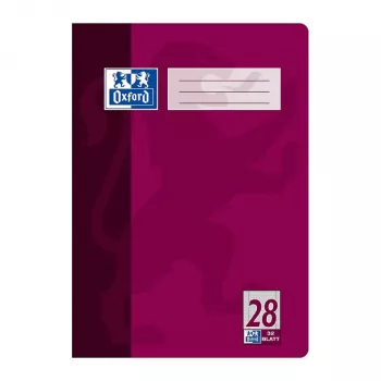 Oxford 100050332 A4 90 gsm Liniuotas Užrašų Bloknotas - 100 Lapų, Baltas, 4 Skylės, Perforuotas, Klijuotas Viršus