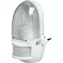 REV naktinė lemputė su judesio detektoriumi, LED, 1.5W, 100lm, šiltai balta, PIR jutiklis, balta