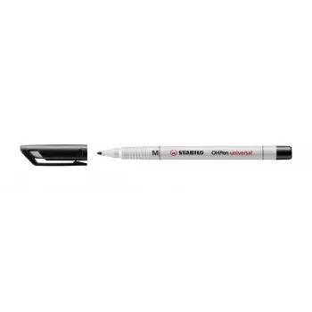 STABILO OHPen Universal M 853 neamžinas projektoriaus rašiklis, juodas, 1,0 mm vidutinis kulkinis antgalis