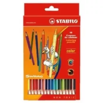 STABILO Color spalvoti pieštukai – 18 vnt.
