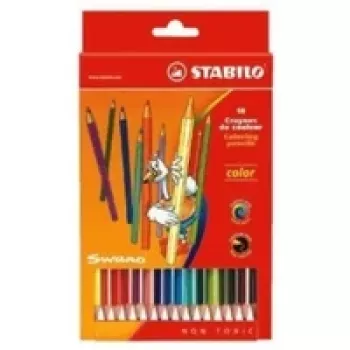 STABILO Color spalvoti pieštukai – 18 vnt.