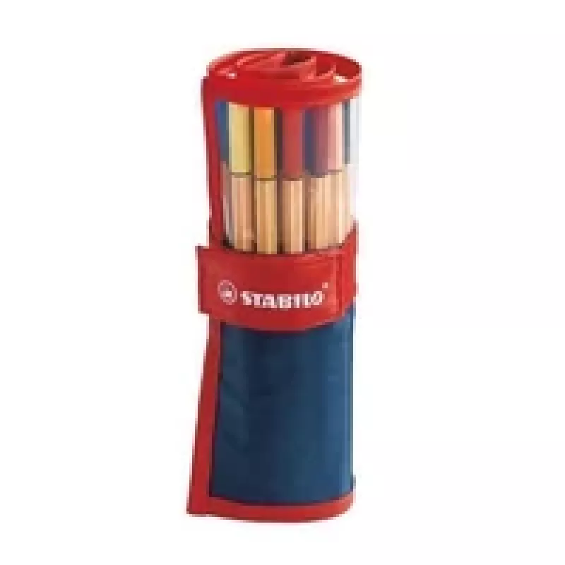 STABILO Point 88 Fineliner 0,4 mm – 20 spalvų rinkinys