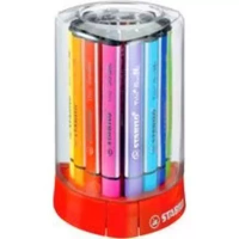 STABILO Trio Scribbi flomasteriai - 2 mm - 12 vnt. rinkinys - įvairių spalvų