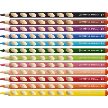 STABILO EASYcolors spalvoti pieštukai – 12 vnt.