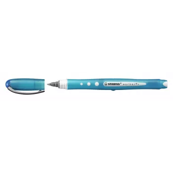 STABILO Worker Rollerball rašiklis – įvairiaspalvis – mėlynas rašalas – 0,5 mm – 10 vnt. pakuotė
